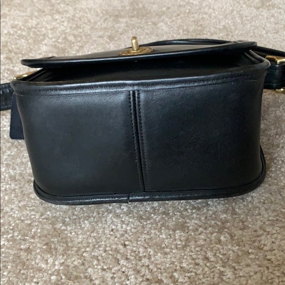 Mini Coach Vintage Black Legacy Flap Bag 9965 - Picture 7 of 9